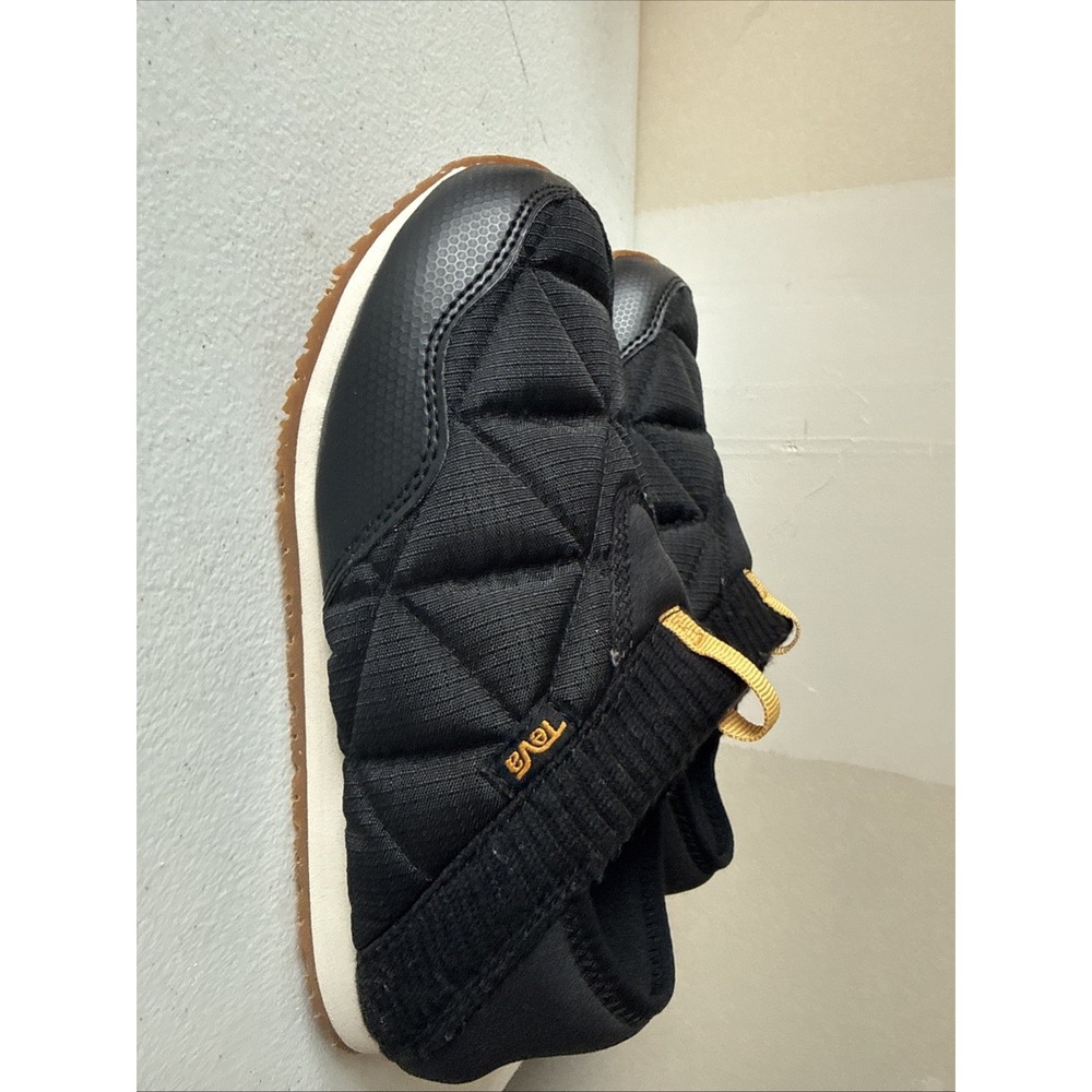 Teva Women's ReEmber Black Slip On Outdoors Quilted Slippers Shoes Size 6 US